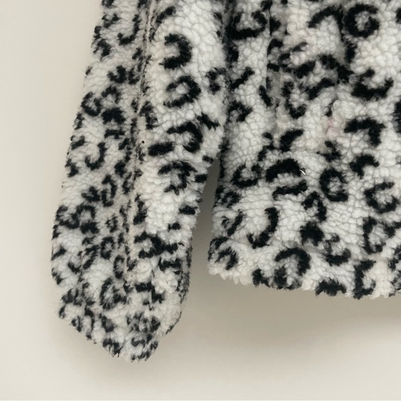 NWT Pacsun L.A. Hearts Leopard Jacket Women XS/S White/Black - Picture 4 of 12